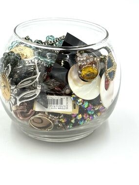 “MYSTERY** Vintage To Modern Jewelry Vase UNTESTED